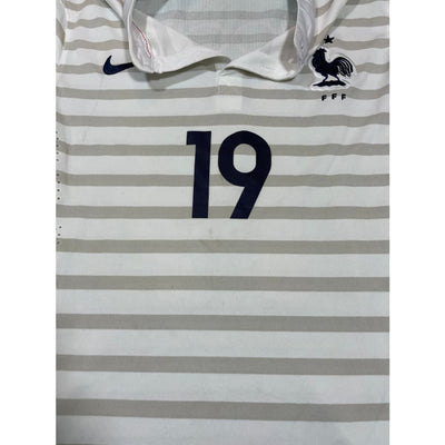 Maillot football vintage extérieur Equipe de France #19 Pogba saison 2014 - 2015 - Nike