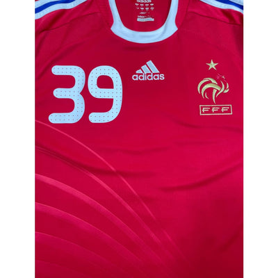 Maillot football vintage extérieur Equipe de France #39 Anelka saison 2008-2009 - Adidas - Equipe de France