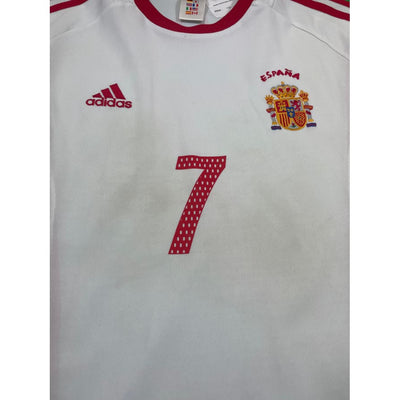 Maillot football vintage extérieur Espagne #7 Raul saison - Adidas - Espagne