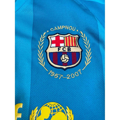 Maillot football vintage extérieur FC Barcelone #10 Ronaldinho saison 2007-2008 - Nike - Barcelone