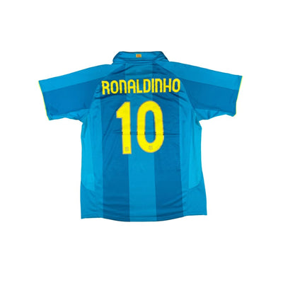 Maillot football vintage extérieur FC Barcelone #10 Ronaldinho saison 2007-2008 - Nike - Barcelone