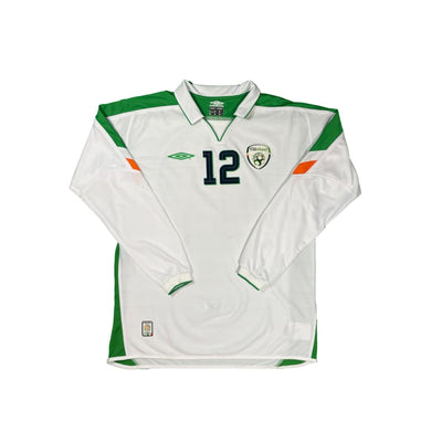 Maillot football vintage extérieur Irlande #12 saison 2003 - 2004 - Umbro - Irlande