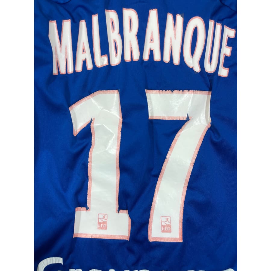 Maillot football vintage extérieur Olympique Lyonnais #17 Malbranque saison 2012-2013 - Adidas - Olympique Lyonnais