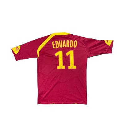 Maillot football vintage extérieur RC Lens #11 Eduardo saison - Reebok