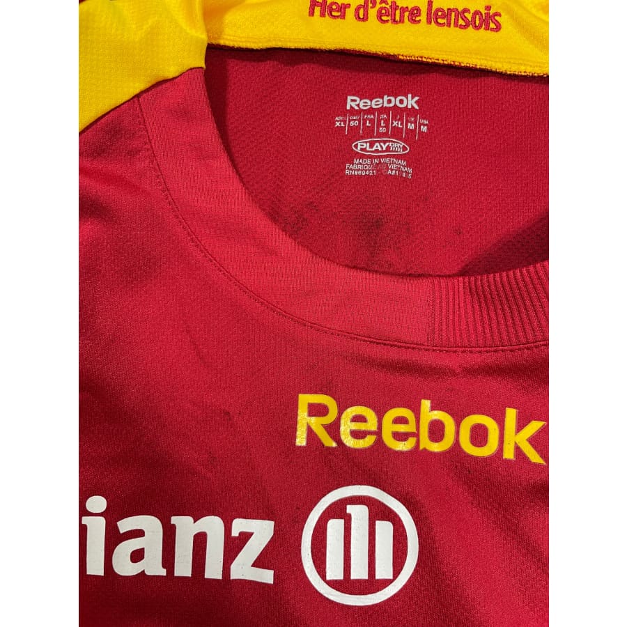 Maillot football vintage extérieur RC Lens #11 Eduardo saison - Reebok