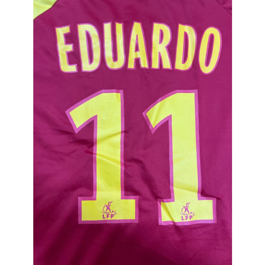 Maillot football vintage extérieur RC Lens #11 Eduardo saison - Reebok