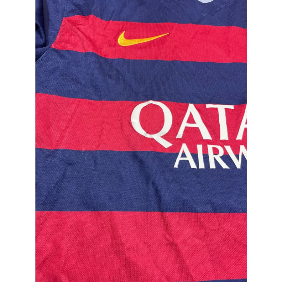 Maillot football vintage FC Barcelone #10 Messi domicile saison 2014 - 2015 - Nike