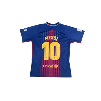 Maillot football vintage FC Barcelone #10 Messi domicile saison 2017-2018 - Nike - Barcelone