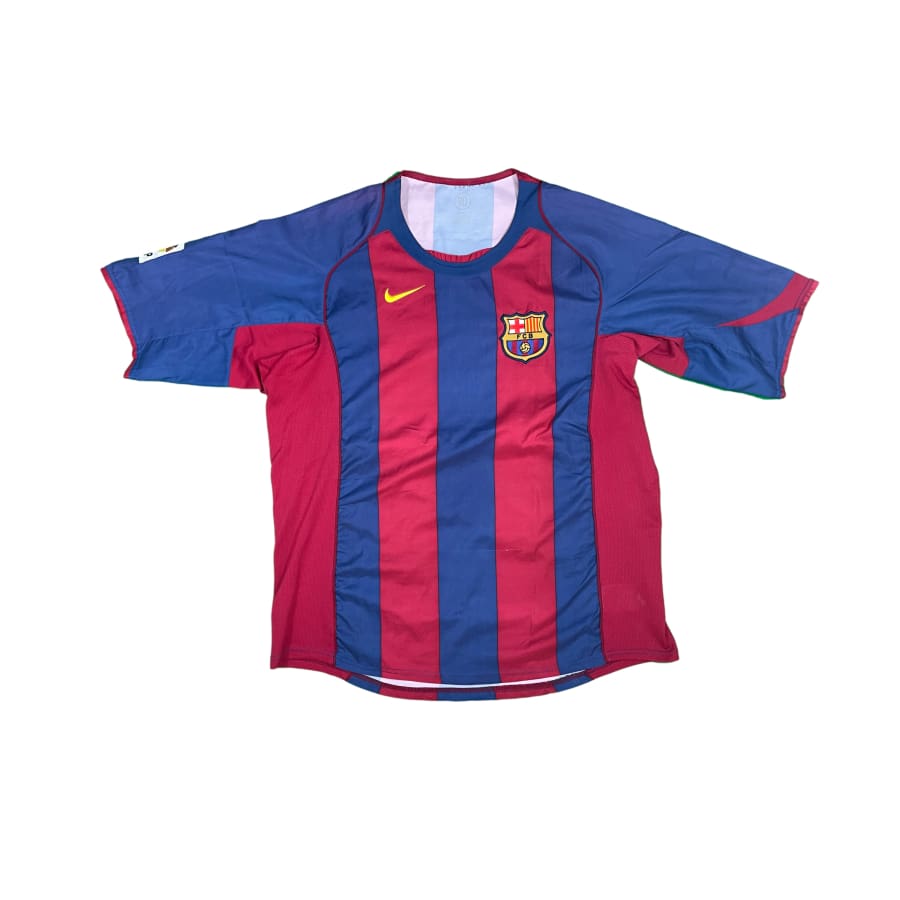 Maillot football vintage FC Barcelone #10 Ronaldinho domicile saison 2004-2005 - Nike - Barcelone
