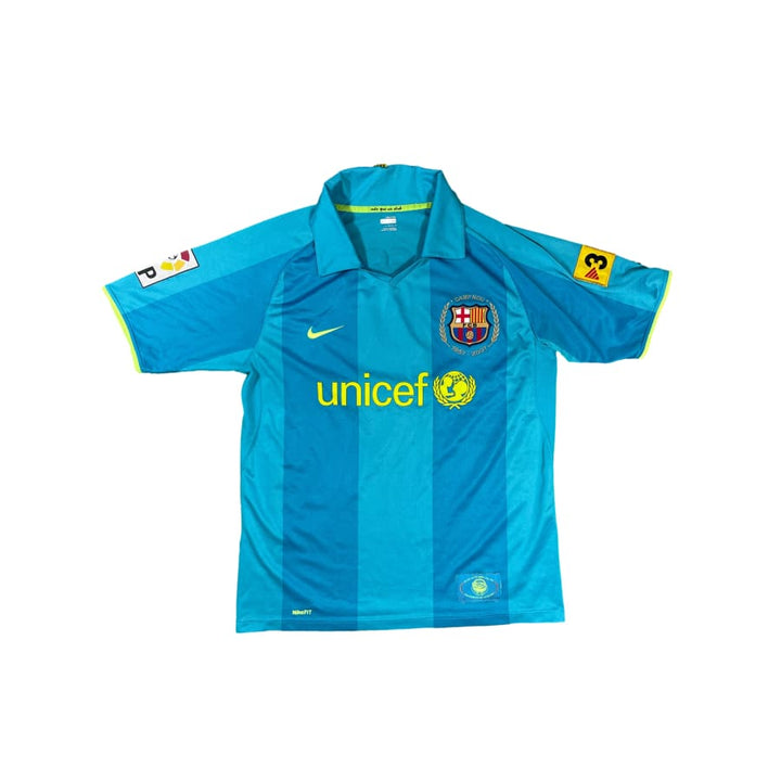 Maillot FC Barcelona Messi 2007-2008 – Taille M – Neuf Mais Numéro Taché