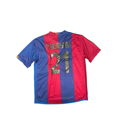 Maillot football vintage FC Barcelone #21 Thuram saison 2006-2007 - Nike - Barcelone