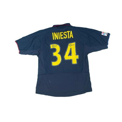 Maillot football vintage FC Barcelone #34 Iniesta saison - Nike - Barcelone