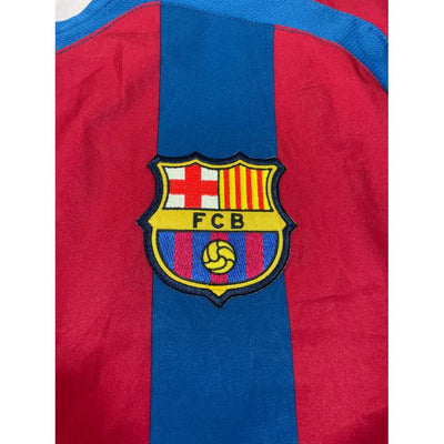 Maillot football vintage FC Barcelone domicile #10 Ronaldinho saison 2005-2006 - Nike - Barcelone