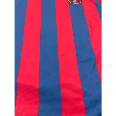 Maillot football vintage FC Barcelone domicile #10 Ronaldinho saison 2005-2006 - Nike - Barcelone