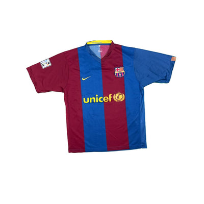 Maillot football vintage FC Barcelone domicile #10 Ronaldinho saison - Nike - Barcelone