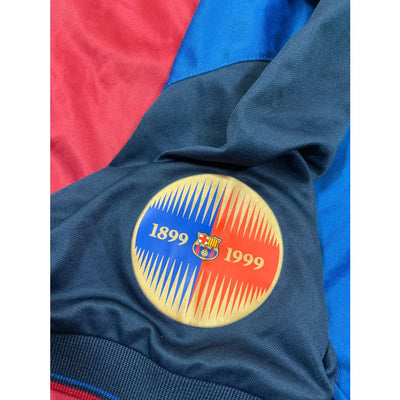 Maillot football vintage FC Barcelone domicile #7 Vila saison 1999-2000 - Nike - Barcelone