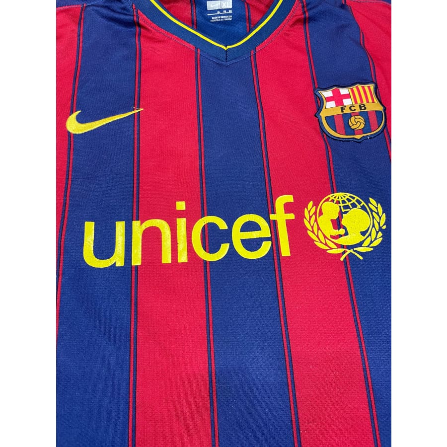 Maillot Domicile FC Barcelone 2009-2010 - Nike #9 Ibrahimovic - Taille XL