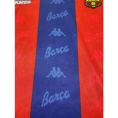 Maillot football vintage FC Barcelone domicile saison 1996-1997 - Kappa - Barcelone
