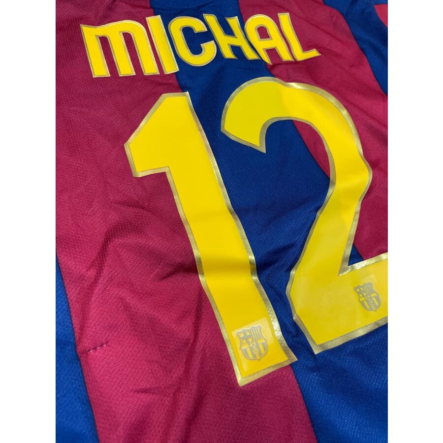 Maillot football vintage FC Barcelone domicile saison 2007-2008 - Nike - Barcelone