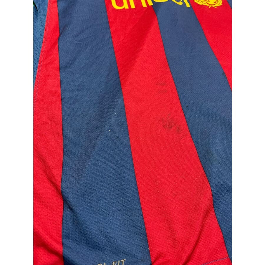 Maillot football vintage FC Barcelone domicile saison 2010-2011 - Nike - Barcelone