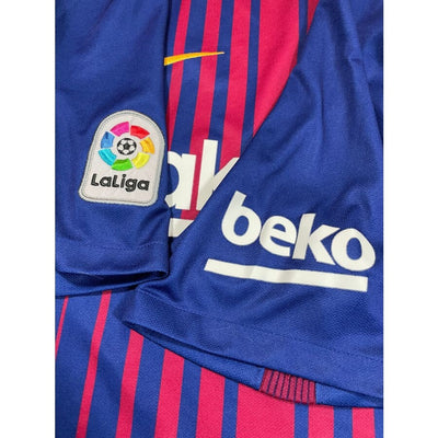 Maillot football vintage FC Barcelone domicile saison 2017-2018 - Nike - Barcelone