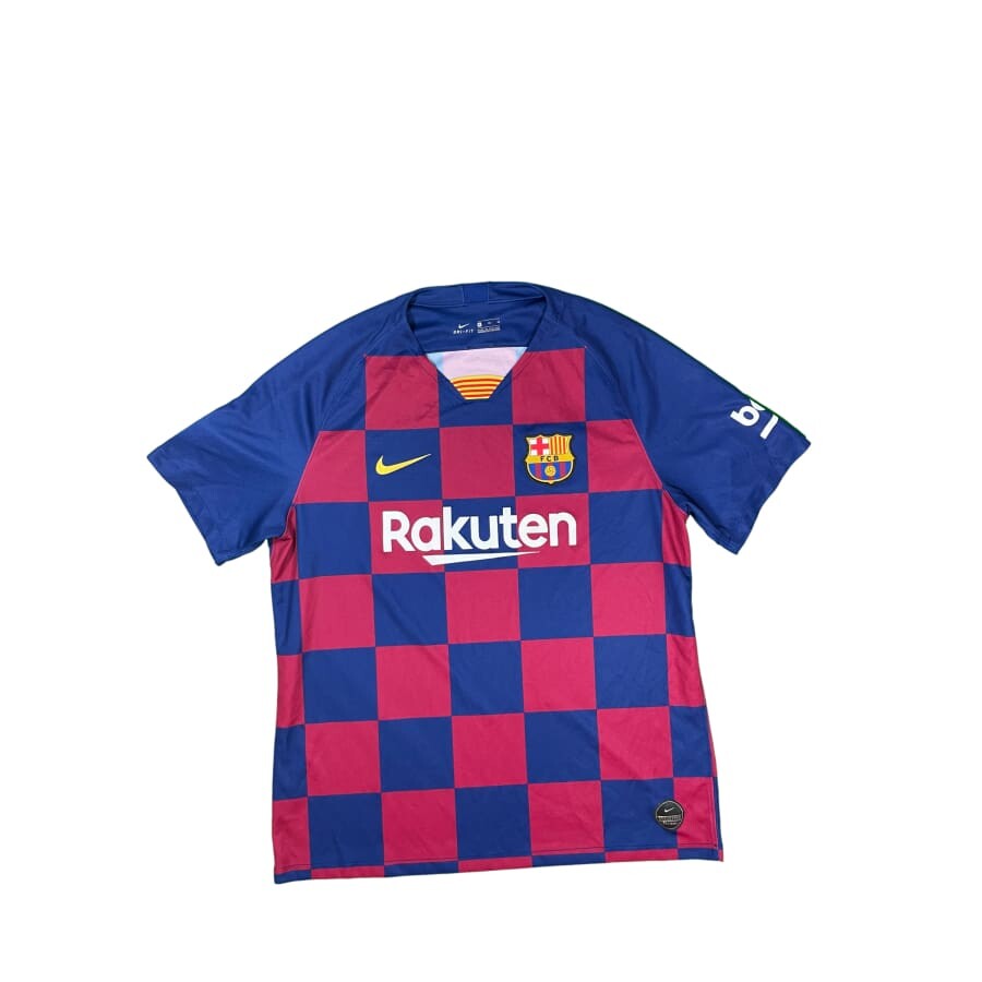 Maillot football vintage FC Barcelone domicile saison 2019-2020 - Nike - Barcelone