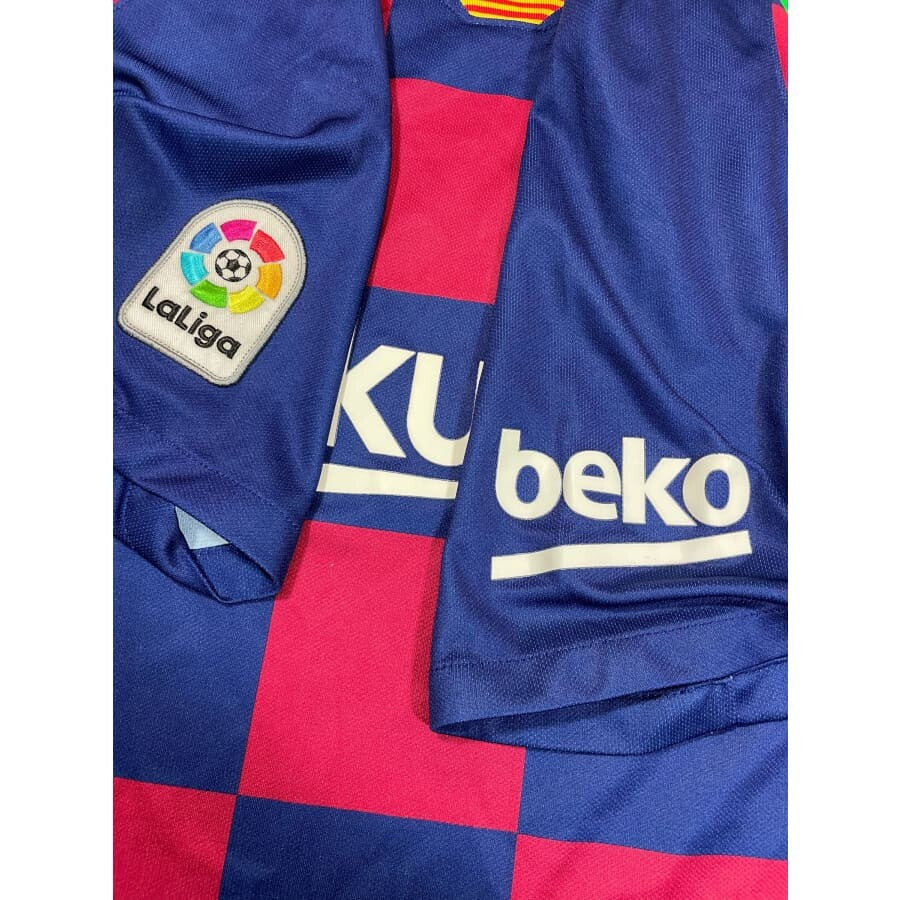 Maillot football vintage FC Barcelone domicile saison 2019-2020 - Nike - Barcelone