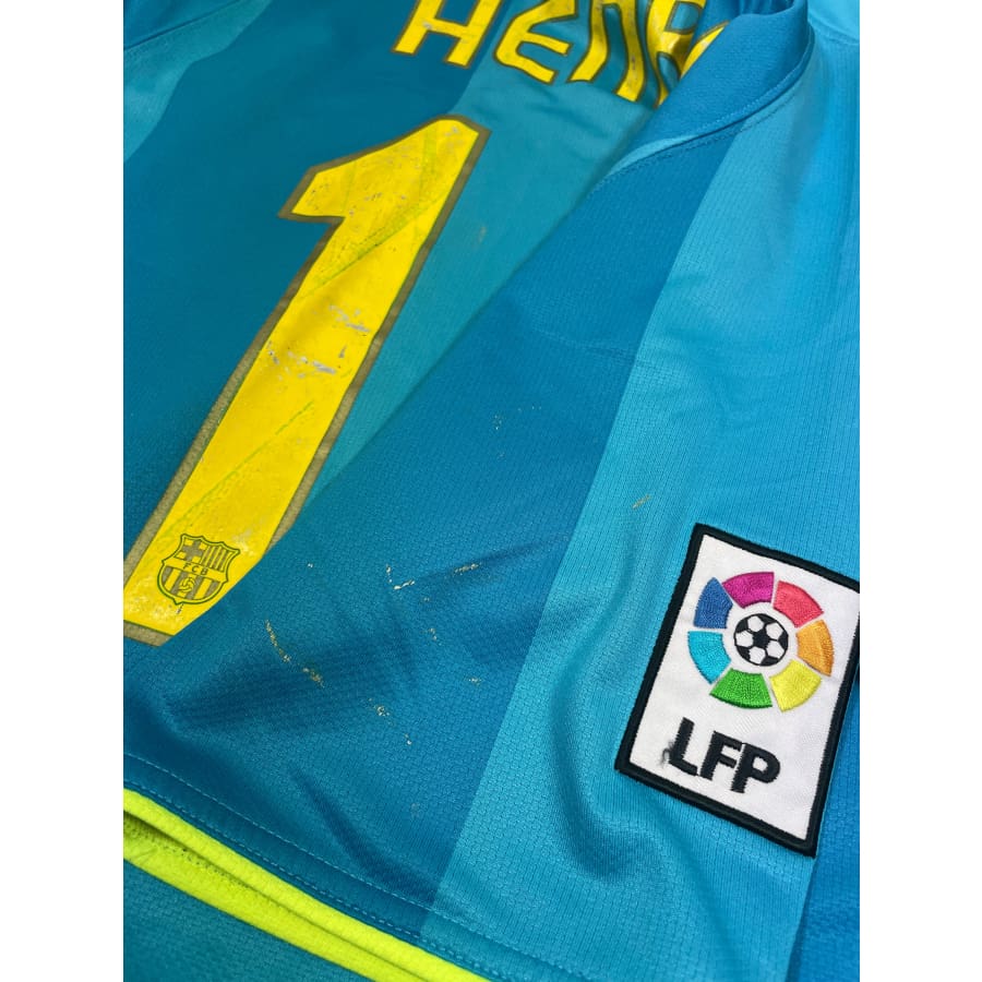 Maillot football vintage FC Barcelone extérieur #14 Henry saison - Nike - Barcelone