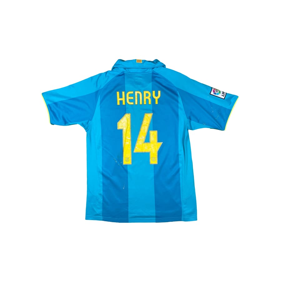 Maillot football vintage FC Barcelone extérieur #14 Henry saison - Nike - Barcelone