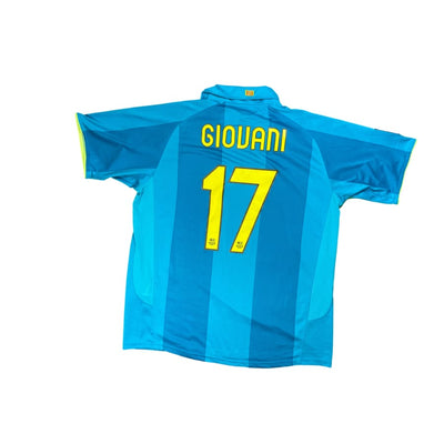 Maillot football vintage FC Barcelone extérieur #17 Giovani saison 2007-2008 - Nike - Barcelone