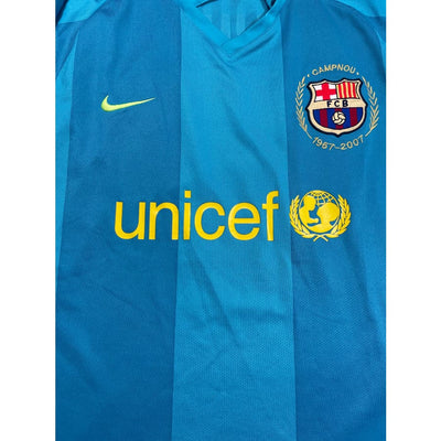 Maillot football vintage FC Barcelone extérieur #17 Giovani saison 2007-2008 - Nike - Barcelone