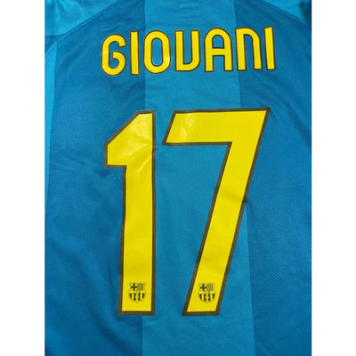 Maillot football vintage FC Barcelone extérieur #17 Giovani saison 2007-2008 - Nike - Barcelone