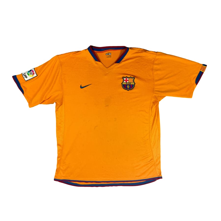 Maillot football vintage FC Barcelone extérieur saison 2006-2007 - Nike - Barcelone