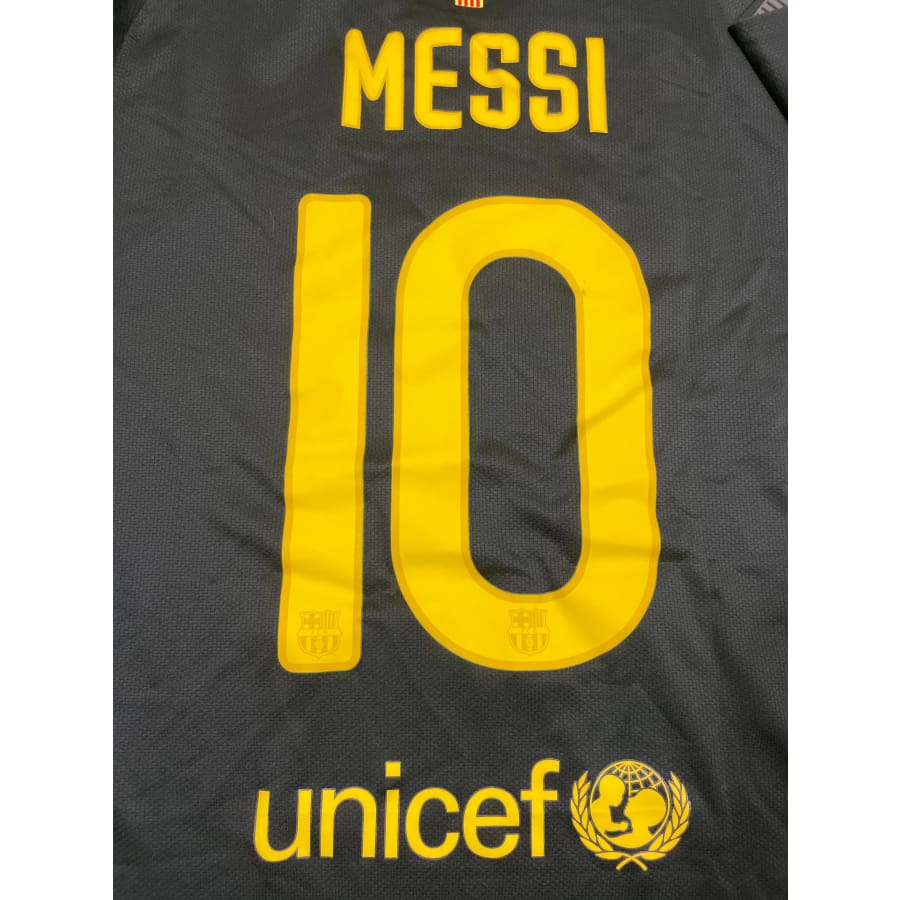 Maillot football vintage FC Barcelone third #10 Messi 2011-2012 - Nike - Barcelone