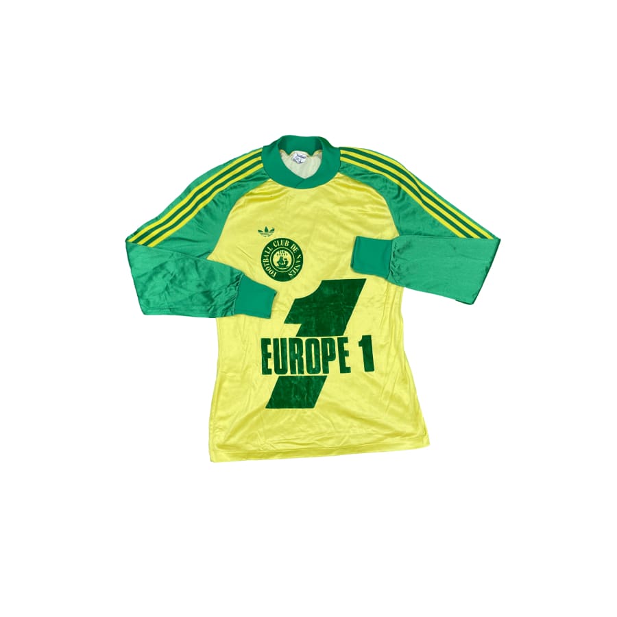 Maillot football vintage FC Nantes domicile Europe 1 saison - Adidas - FC Nantes