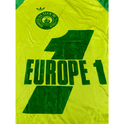 Maillot football vintage FC Nantes domicile Europe 1 saison - Adidas - FC Nantes