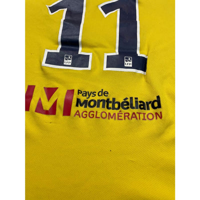 Maillot football vintage FC Sochaux domicile #11 Caceres saison 2014-2015 - Lotto - FC Sochaux-Montbéliard