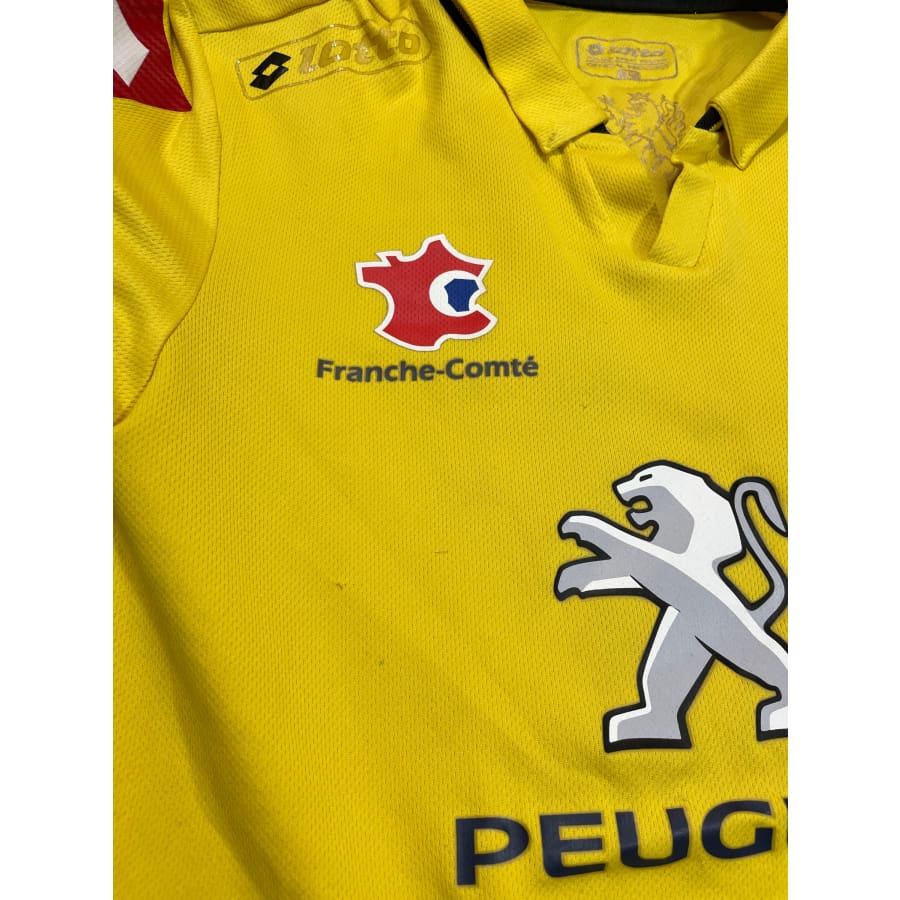 Maillot football vintage FC Sochaux domicile #11 Caceres saison 2014-2015 - Lotto - FC Sochaux-Montbéliard