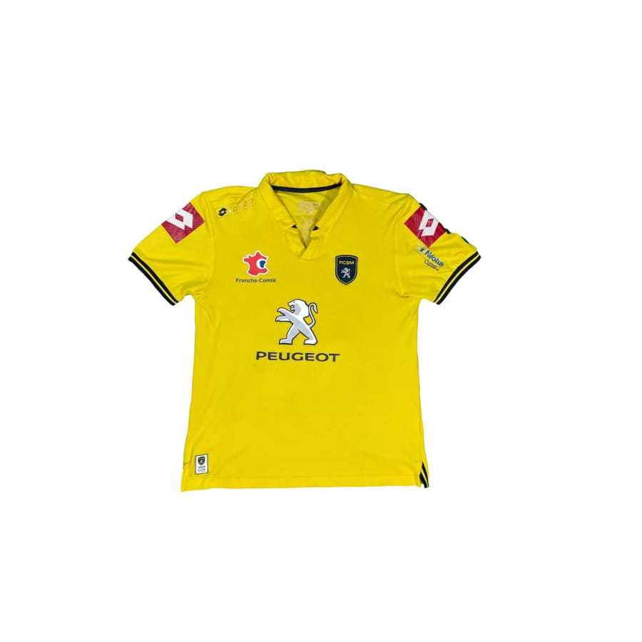 Maillot football vintage FC Sochaux domicile #11 Caceres saison 2014-2015 - Lotto - FC Sochaux-Montbéliard