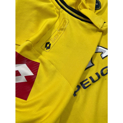 Maillot football vintage FC Sochaux domicile #11 Caceres saison 2014-2015 - Lotto - FC Sochaux-Montbéliard