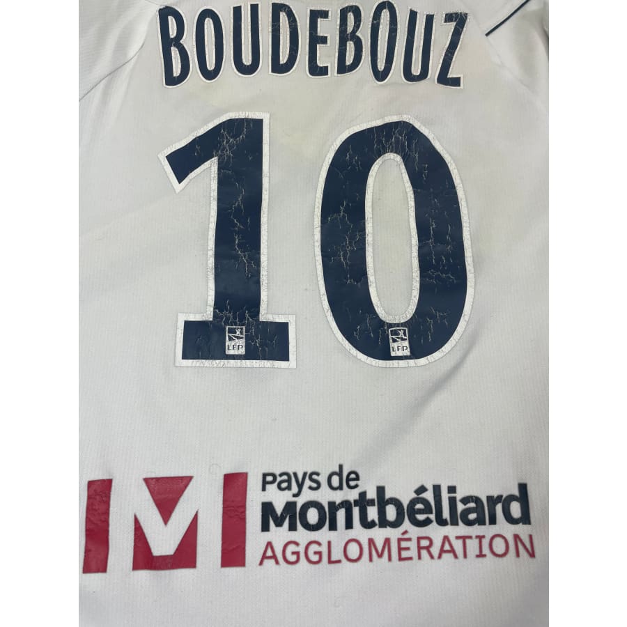 Maillot football vintage FC sochaux Montbéliard #10 Boudebouz extérieur saison - Lotto - FC Sochaux-Montbéliard
