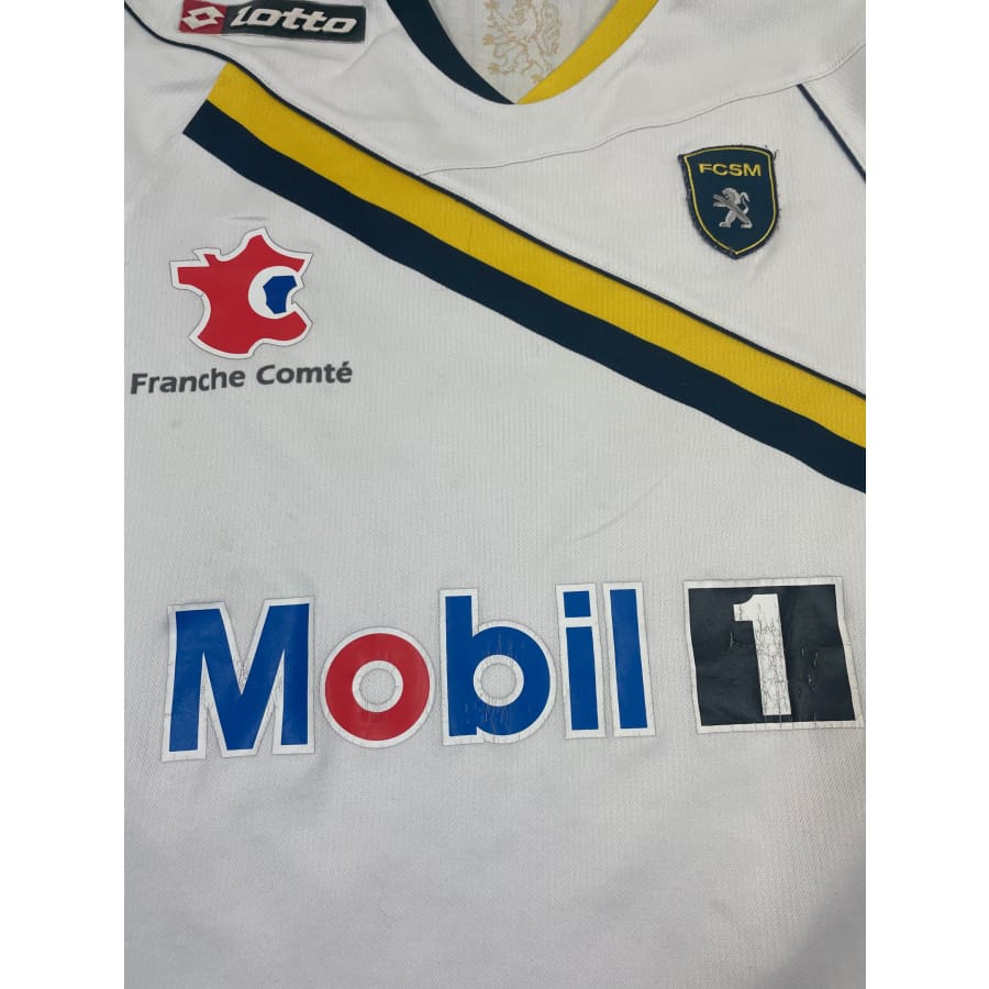Maillot football vintage FC sochaux Montbéliard #10 Boudebouz extérieur saison - Lotto - FC Sochaux-Montbéliard