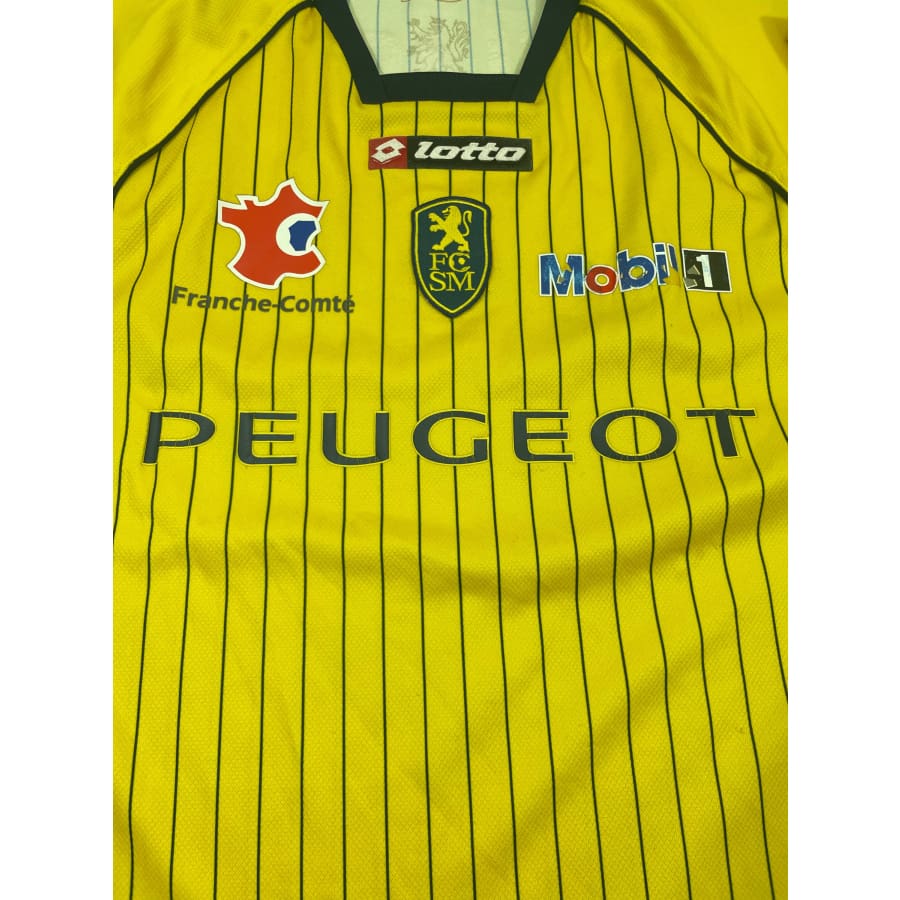 Maillot football vintage FC Sochaux Montbéliard domicile #7 Tulasne saison - Lotto - FC Sochaux-Montbéliard