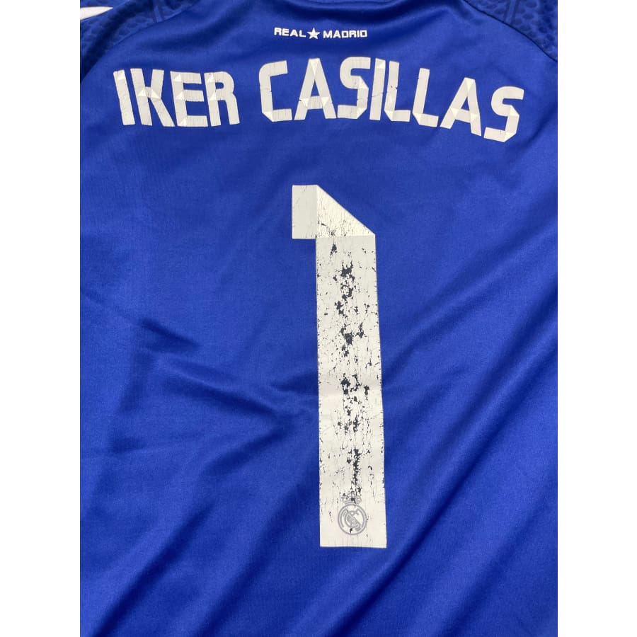 Maillot football vintage gardien Real Madrid #1 Iker Casillas saison - Adidas - Real Madrid