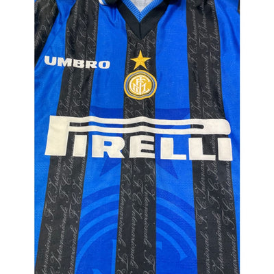 Maillot football vintage Inter Milan #10 Ronaldo saison 1996-1997 - Umbro - Inter Milan
