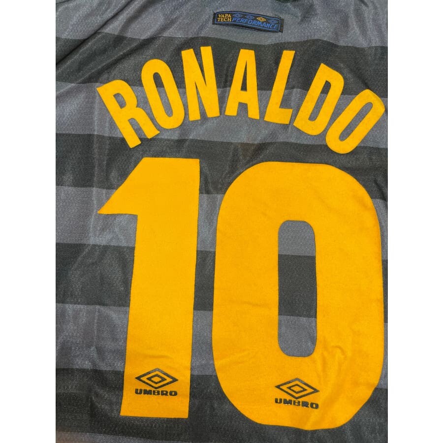 Maillot football vintage Inter Milan #10 Ronaldo third saison 1997-1998 - Umbro - Inter Milan