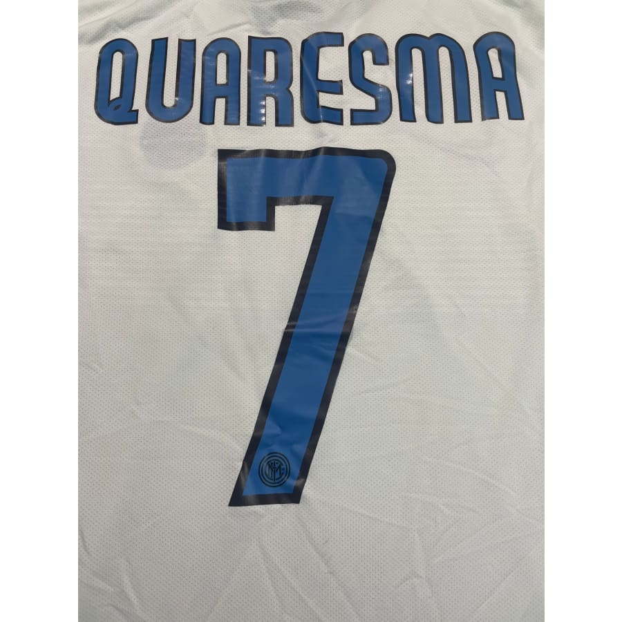 Maillot football vintage Inter Milan #7 Quaresma extérieur saison 2010-2011 - Nike - Inter Milan