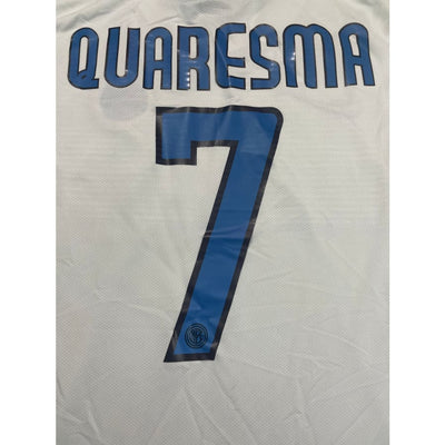 Maillot football vintage Inter Milan #7 Quaresma extérieur saison 2010-2011 - Nike - Inter Milan