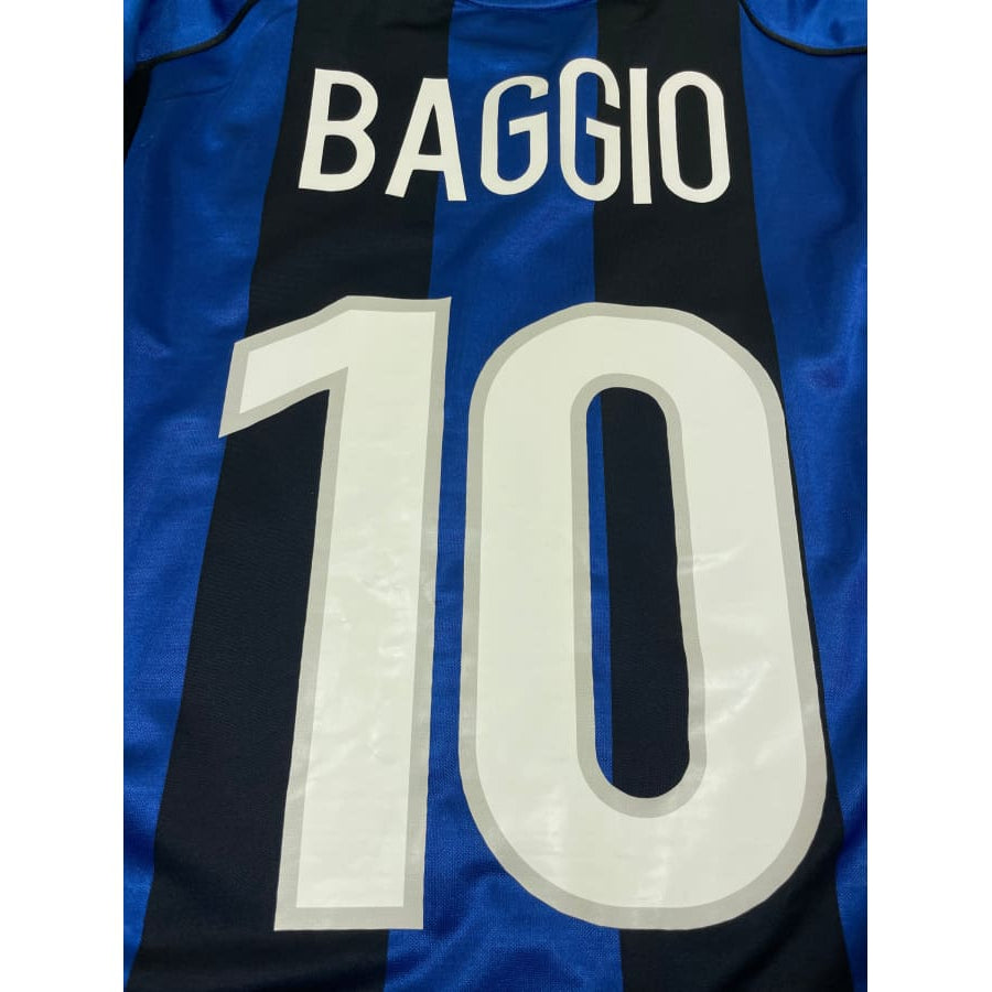 Maillot football vintage Inter Milan domicile #10 Baggio saison - Nike - Inter Milan