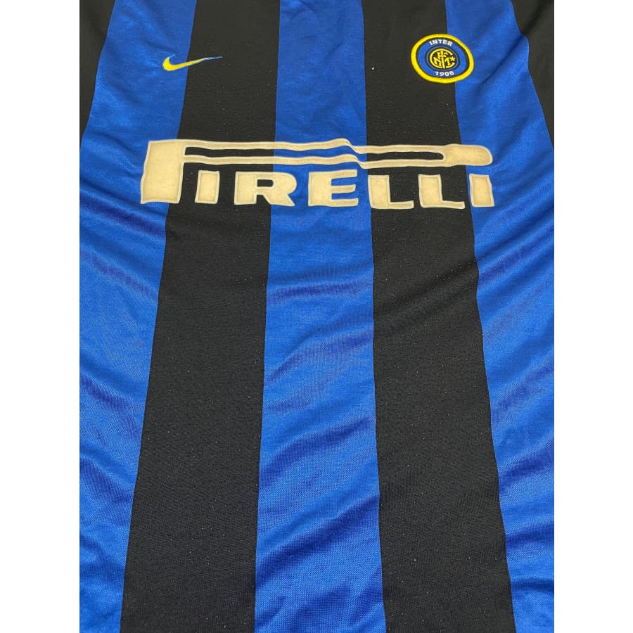 Maillot football vintage Inter Milan domicile #10 Baggio saison - Nike - Inter Milan
